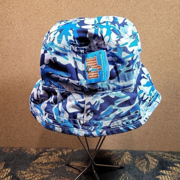 GI Joe Blue Camo Reversible Bucket Hat- One Size - Picture 1 of 5